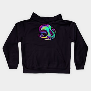 Cool Cat Skull Kids Hoodie